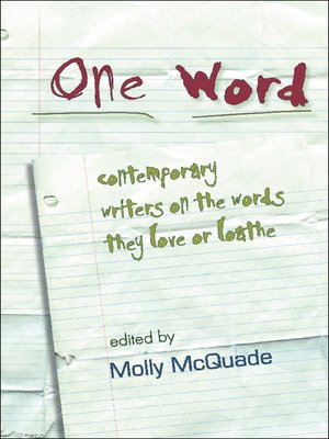 cover image of One Word